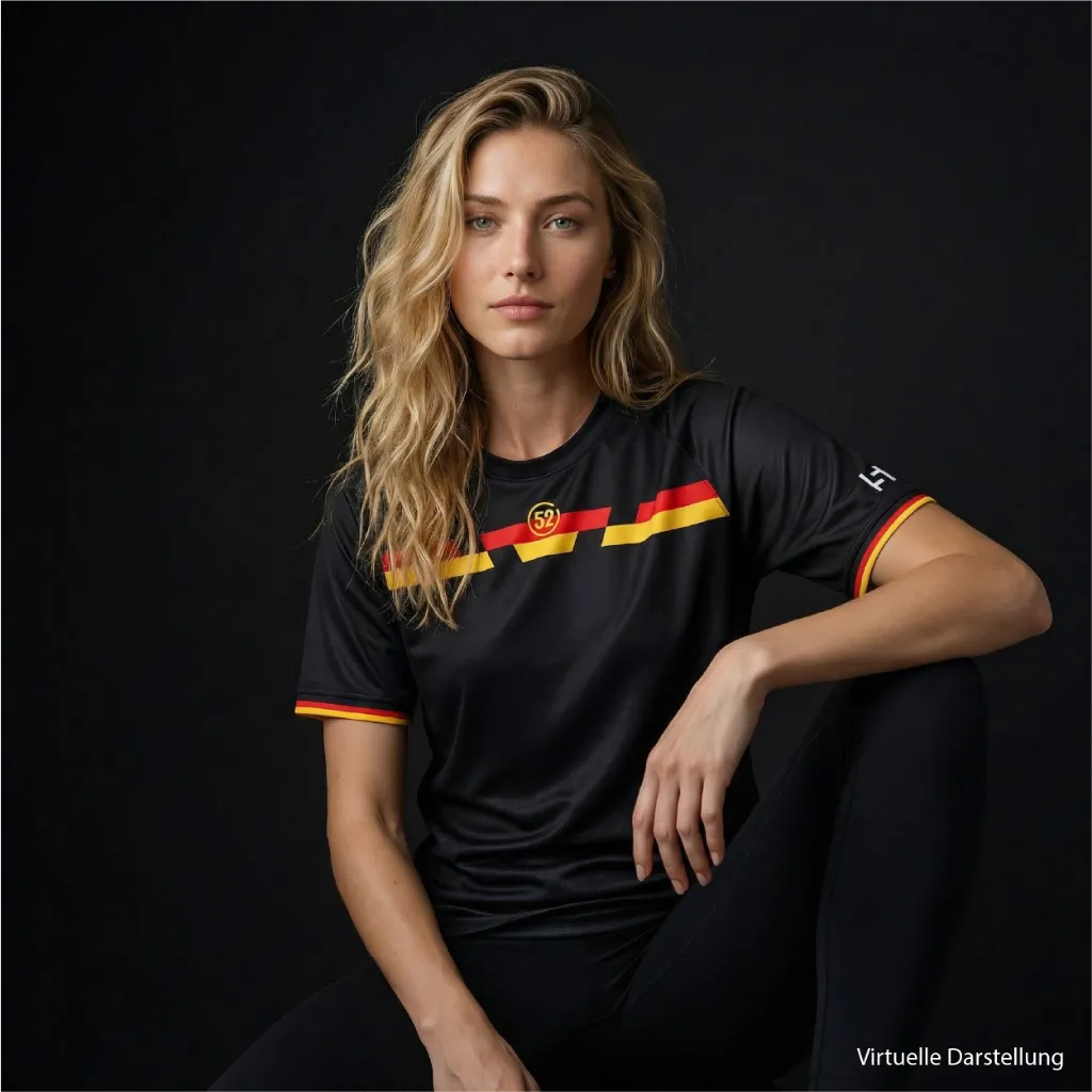 [520012-20005-0004-30-2XS] Trikot Damen schwarz (2XS)