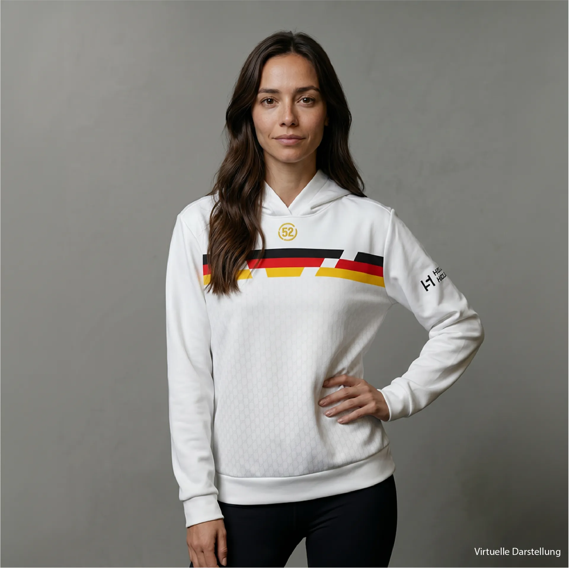 [330012-20005-0003-30-2XS] Hoodie Damen weiß (2XS)