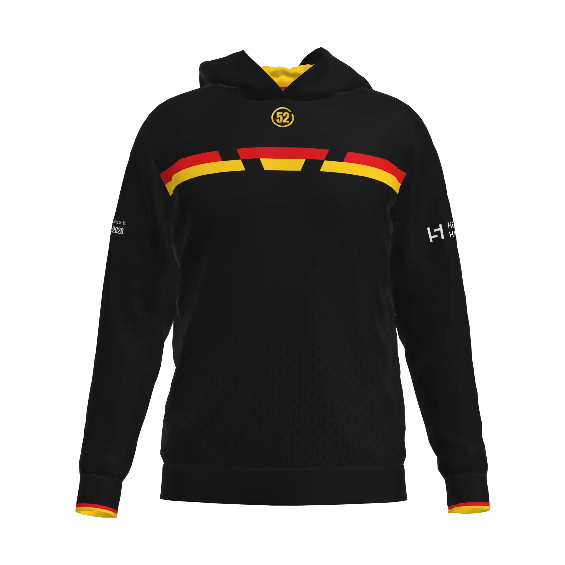 Hoodie Herren schwarz