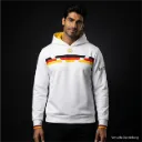 Hoodie Herren weiß